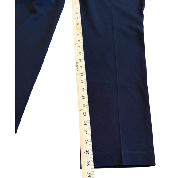 Women's TALBOTS Straight Stretch Leg Pants Size 14 Black - Picture 9 of 11